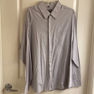 Men Geoffrey Beene classic fit wrinkle free long sleeve shirt, like new